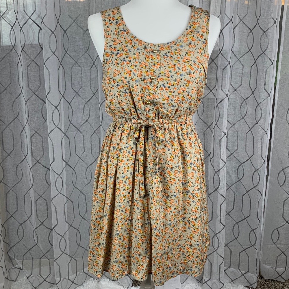 Charlotte Russe Floral Print Dress Small